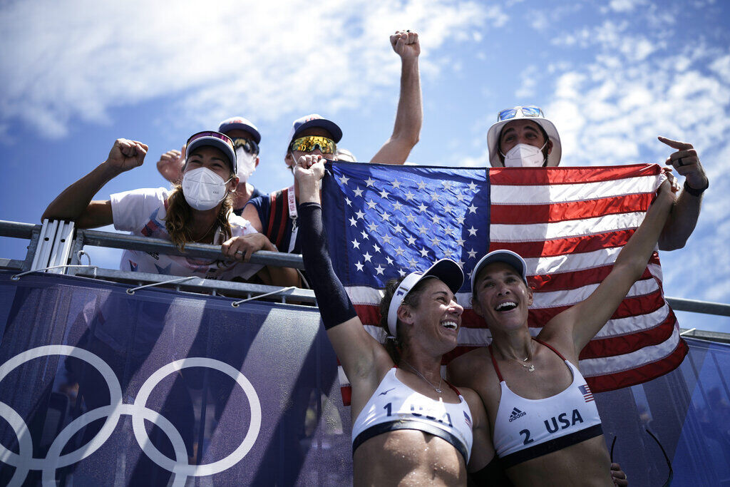 APTOPIX Tokyo Olympics Athletes and Flags Photo Gallery